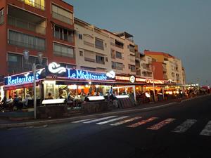Restaurantmeile am Hafen Cap d'Agde
