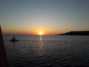 Sonnenuntergang in der Golden Bay