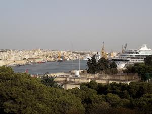 Valletta, Blick auf Grand Harbour
